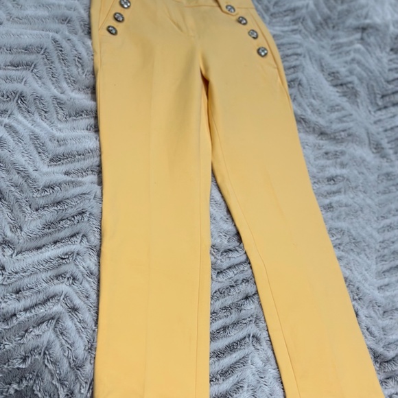 Jolie Button straight Lightweight Comfort Stretch Pant - Picture 2 of 4